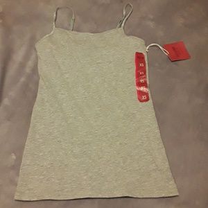 Mossimo xs nwt grey camisole w built in bra
